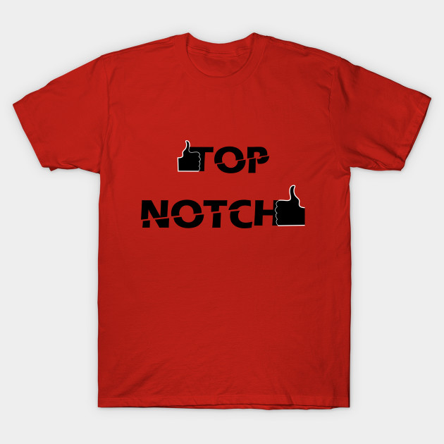 notch front t shirt